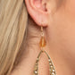 Paparazzi Accessories Enhanced Elegance - Gold Earrings - Lady T Accessories