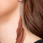 Paparazzi Accessories West Side Western - Brown Earrings - Lady T Accessories