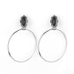 Paparazzi Accessories At Long LASSO - Black Clip-on Earrings - Lady T Accessories