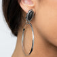 Paparazzi Accessories At Long LASSO - Black Clip-on Earrings - Lady T Accessories