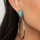Paparazzi Accessories At Long LASSO - Blue Clip-On Earrings - Lady T Accessories