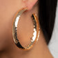 Paparazzi Accessories Check Out These Curves - Gold Earrings - Lady T Accessories
