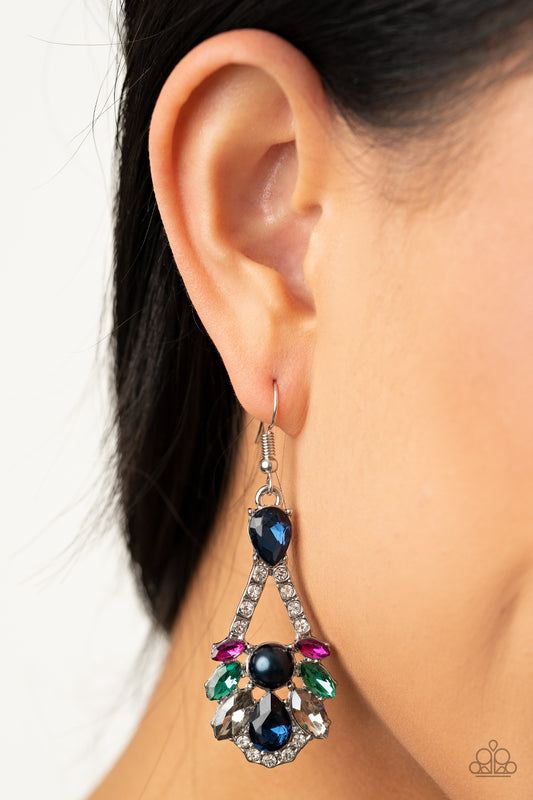 Paparazzi Accessories Prismatic Presence - Multi Earrings - Lady T Accessories