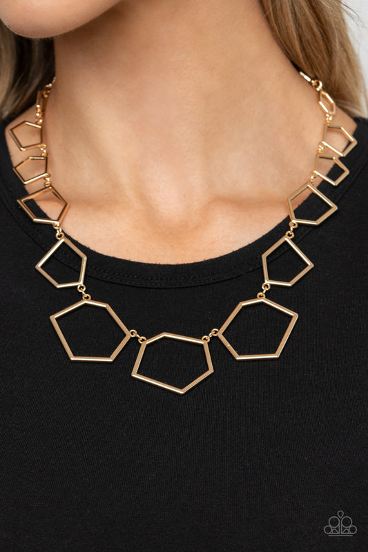 Paparazzi Accessories Full Frame Fashion - Gold Necklaces - Lady T Accessories