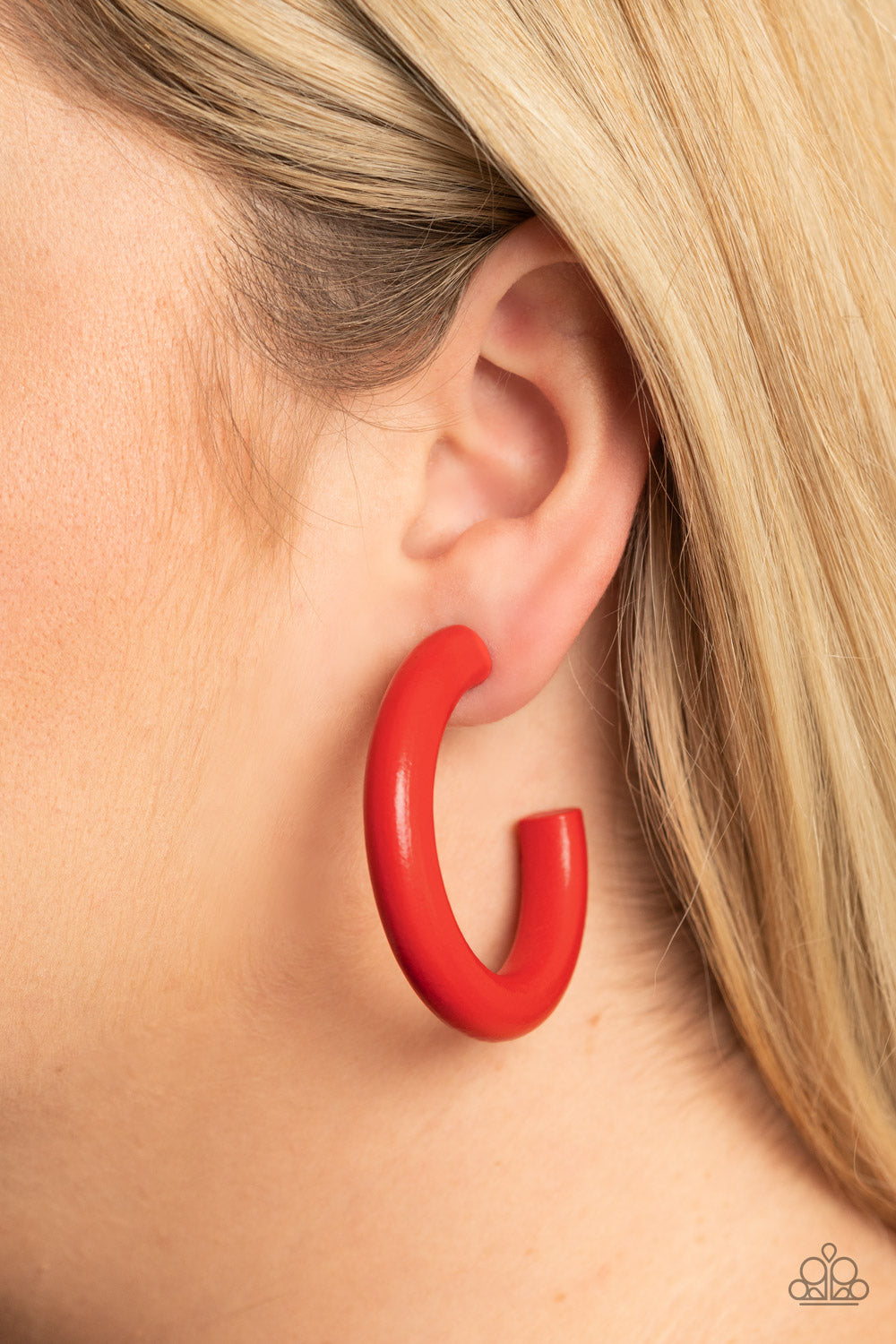 Paparazzi Accessories Woodsy Wonder - Red Earrings - Lady T Accessories