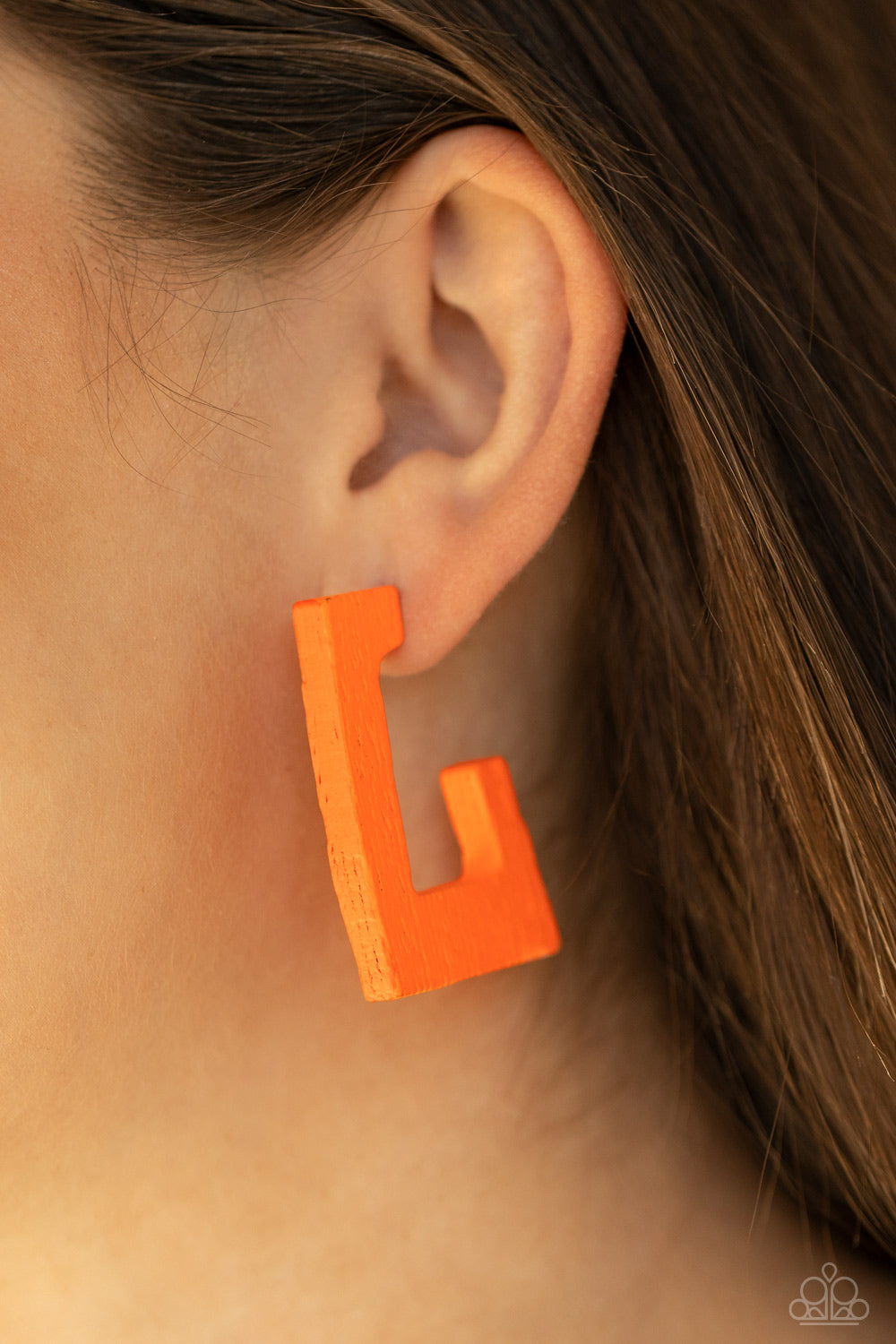 Paparazzi Accessories The Girl Next OUTDOOR - Orange Earrings - Lady T Accessories