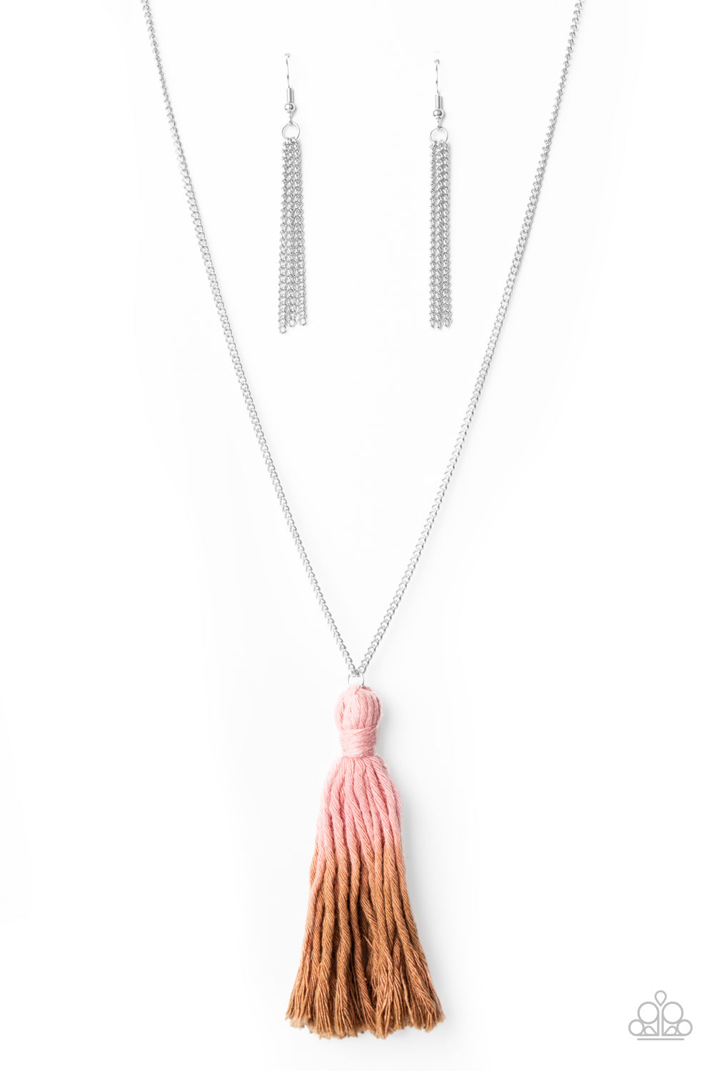 Paparazzi Accessories Totally Tasseled - Pink Necklaces - Lady T Accessories