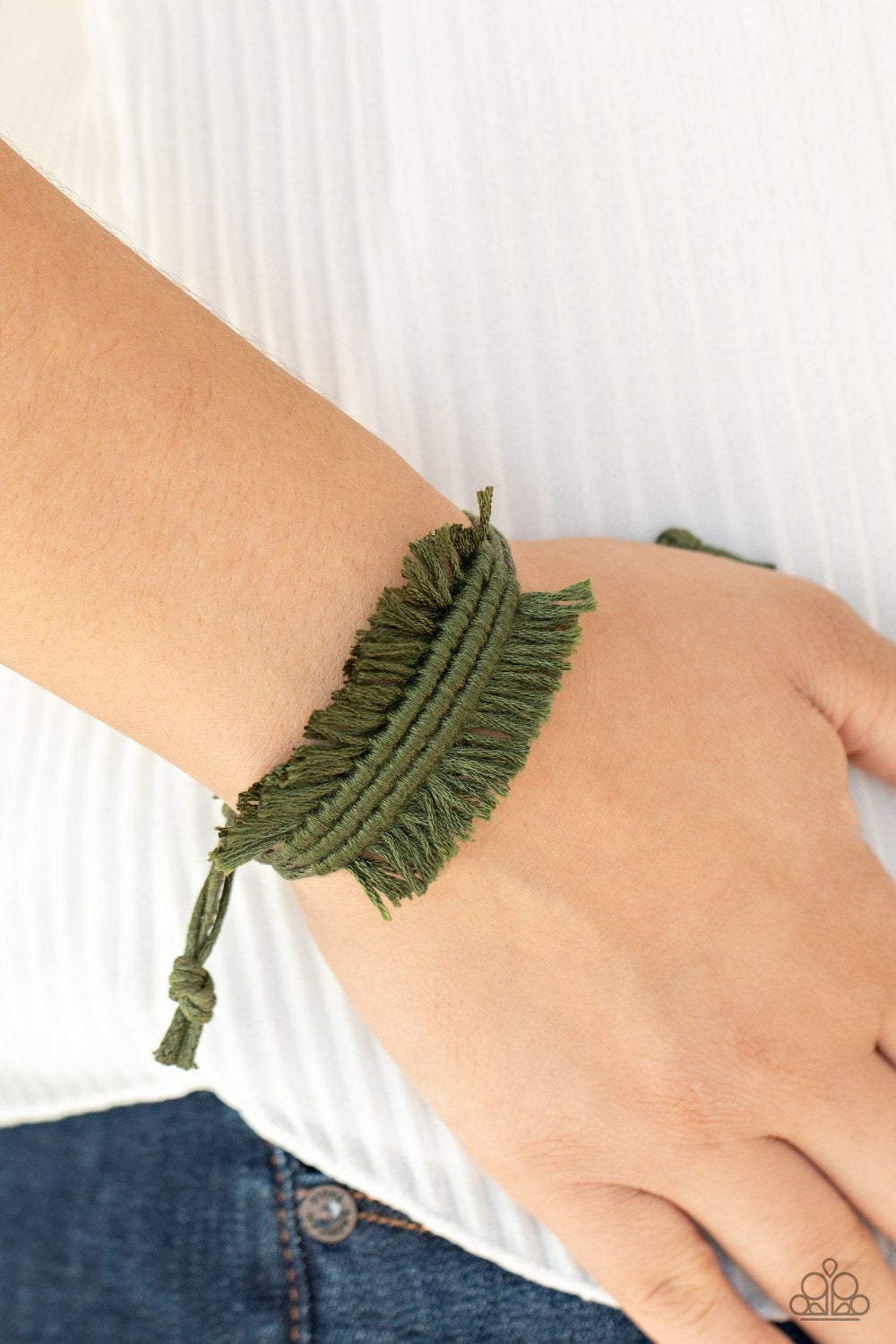 Paparazzi Accessories Make YOURSELF at Homespun - Green Bracelets - Lady T Accessories