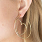 Paparazzi Accessories Love at First BRIGHT - Gold Hoop Earrings - Lady T Accessories
