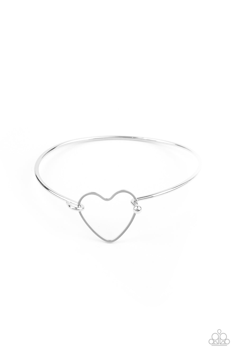 Paparazzi Accessories Make Yourself HEART - Silver Bracelets - Lady T Accessories
