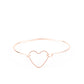 Paparazzi Accessories Make Yourself HEART - Rose Gold Bracelets - Lady T Accessories