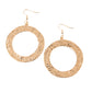 Paparazzi Accessories PRIMAL Meridian - Gold Earrings - Lady T Accessories
