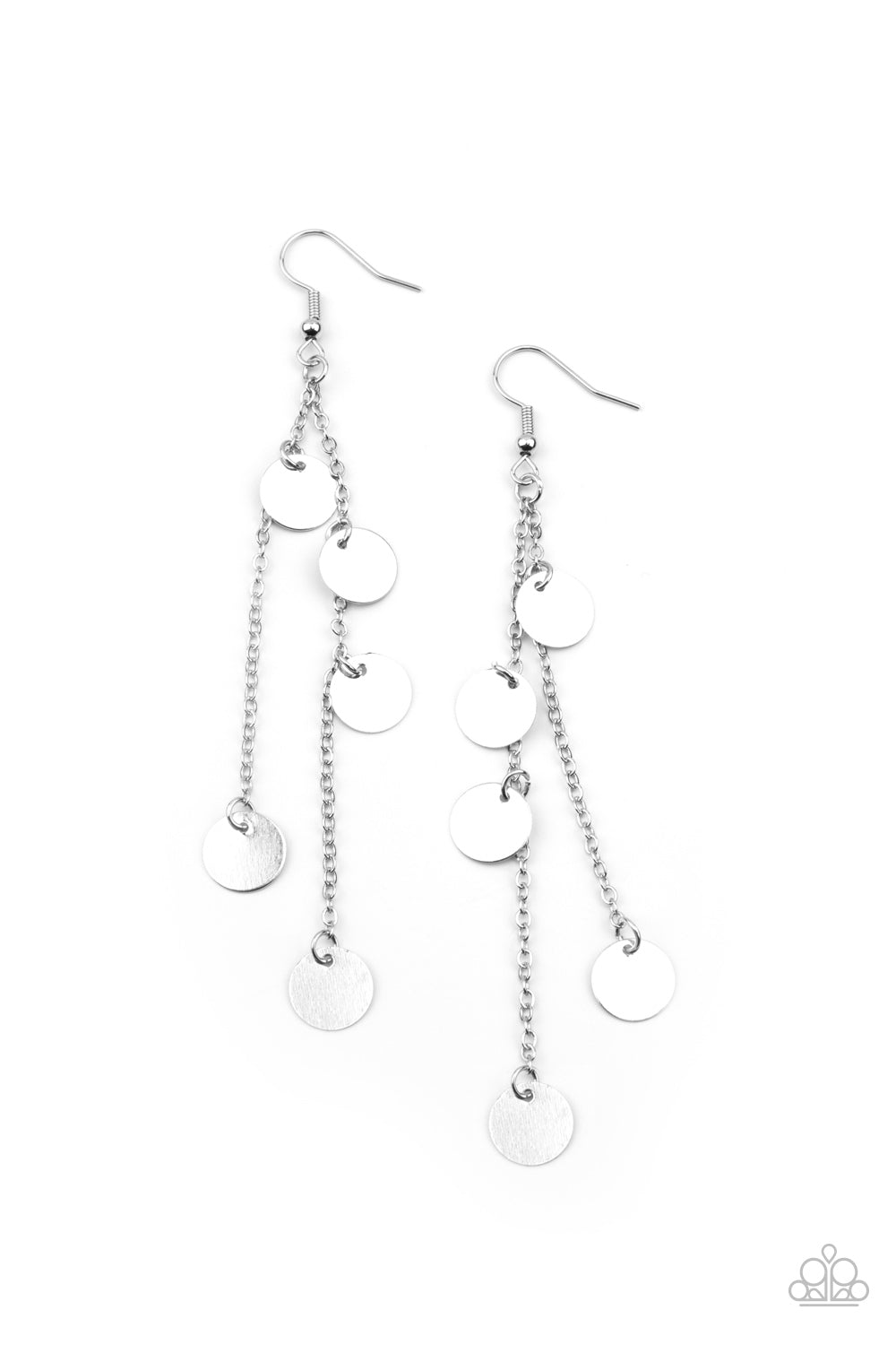 Paparazzi Accessories Take a Good Look - Silver Earrings - Lady T Accessories