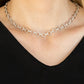 Paparazzi Accessories Insta Connection - Silver Necklaces - Lady T Accessories