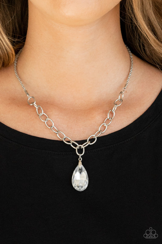 Paparazzi Accessories Mega Modern - Silver Necklaces - Lady T Accessories