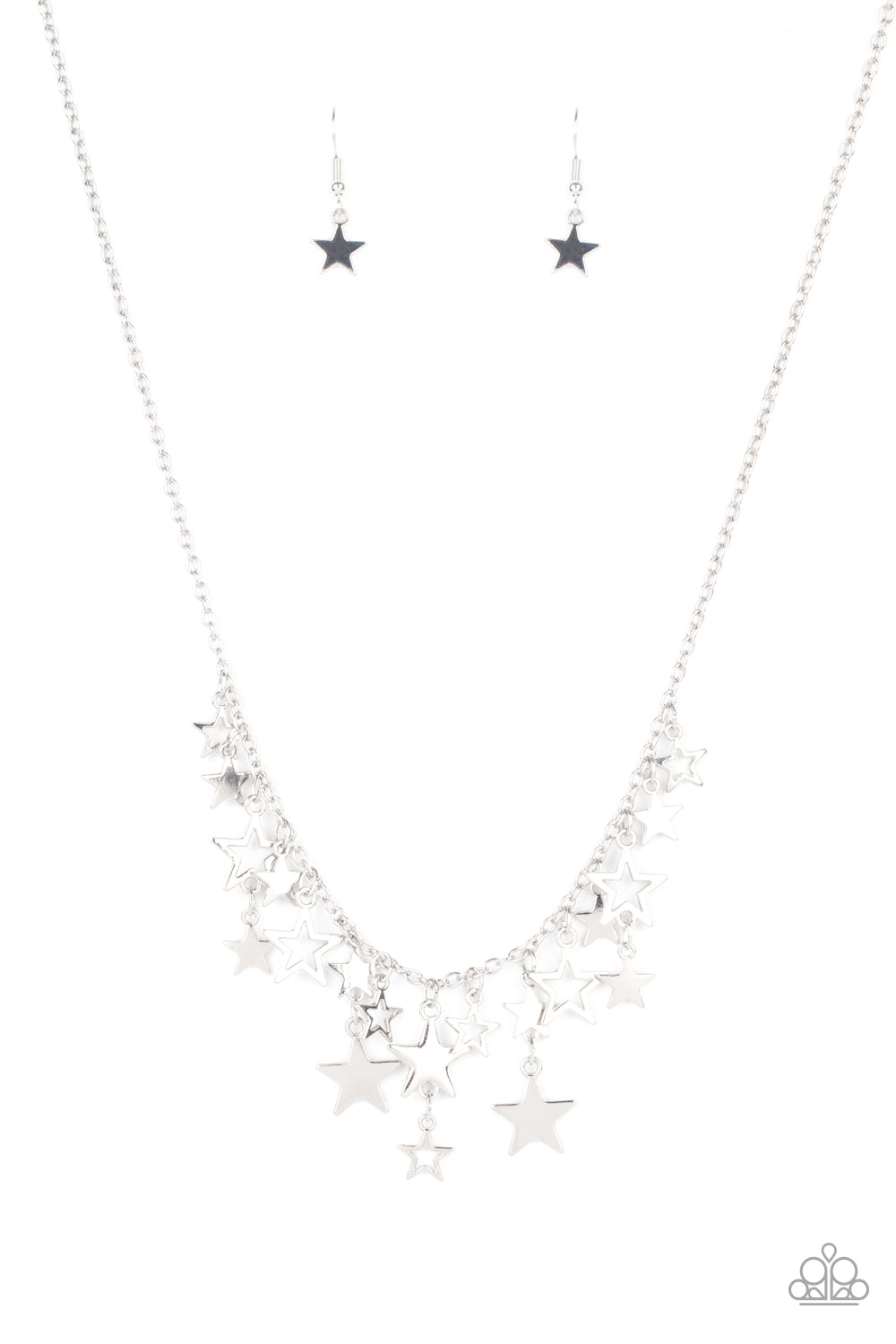 Paparazzi Accessories Stellar Stardom - Silver Necklaces - Lady T Accessories