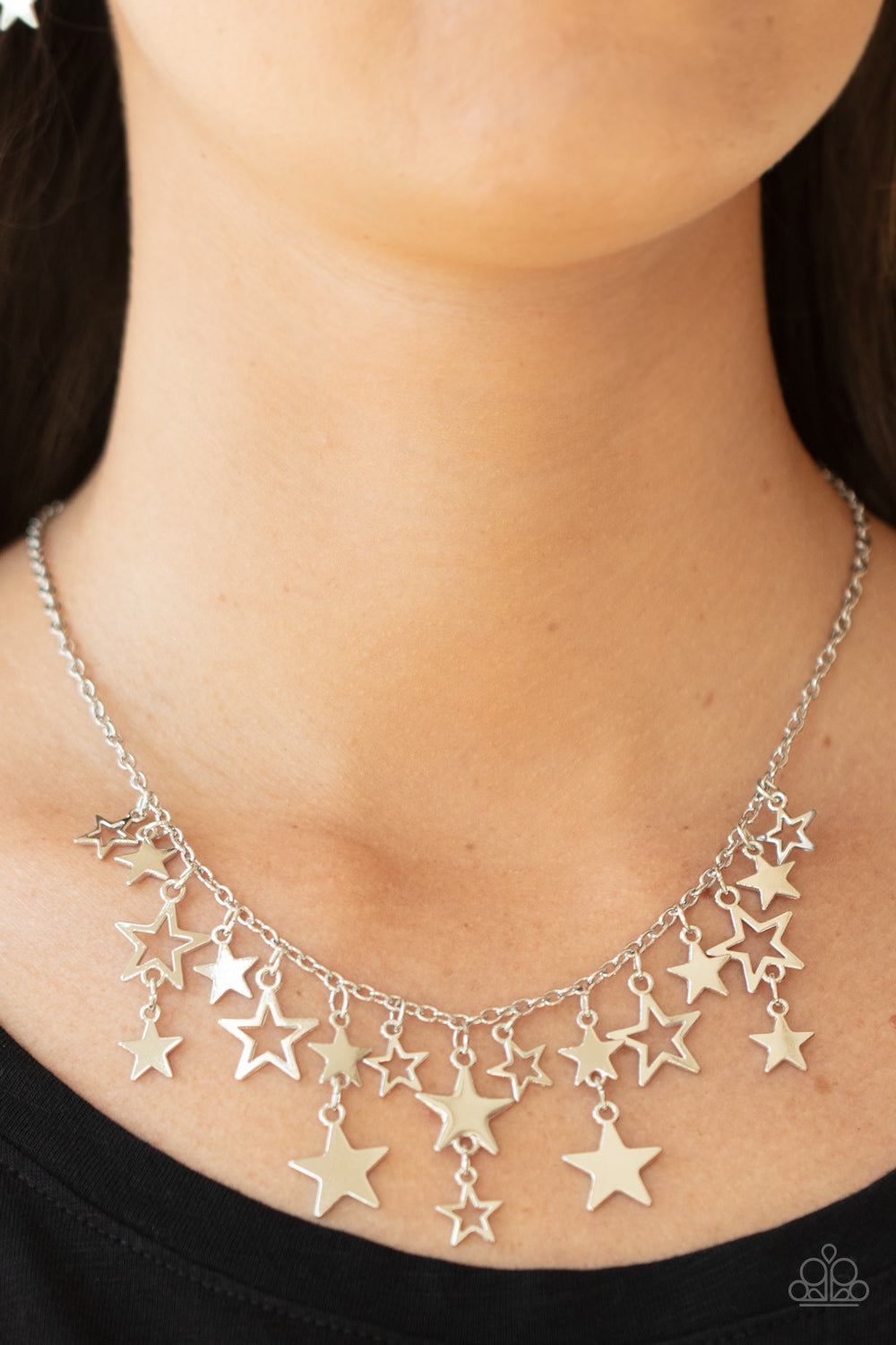 Paparazzi Accessories Stellar Stardom - Silver Necklaces - Lady T Accessories