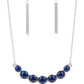 Paparazzi Accessories Serenely Scattered - Blue Necklaces - Lady T Accessories