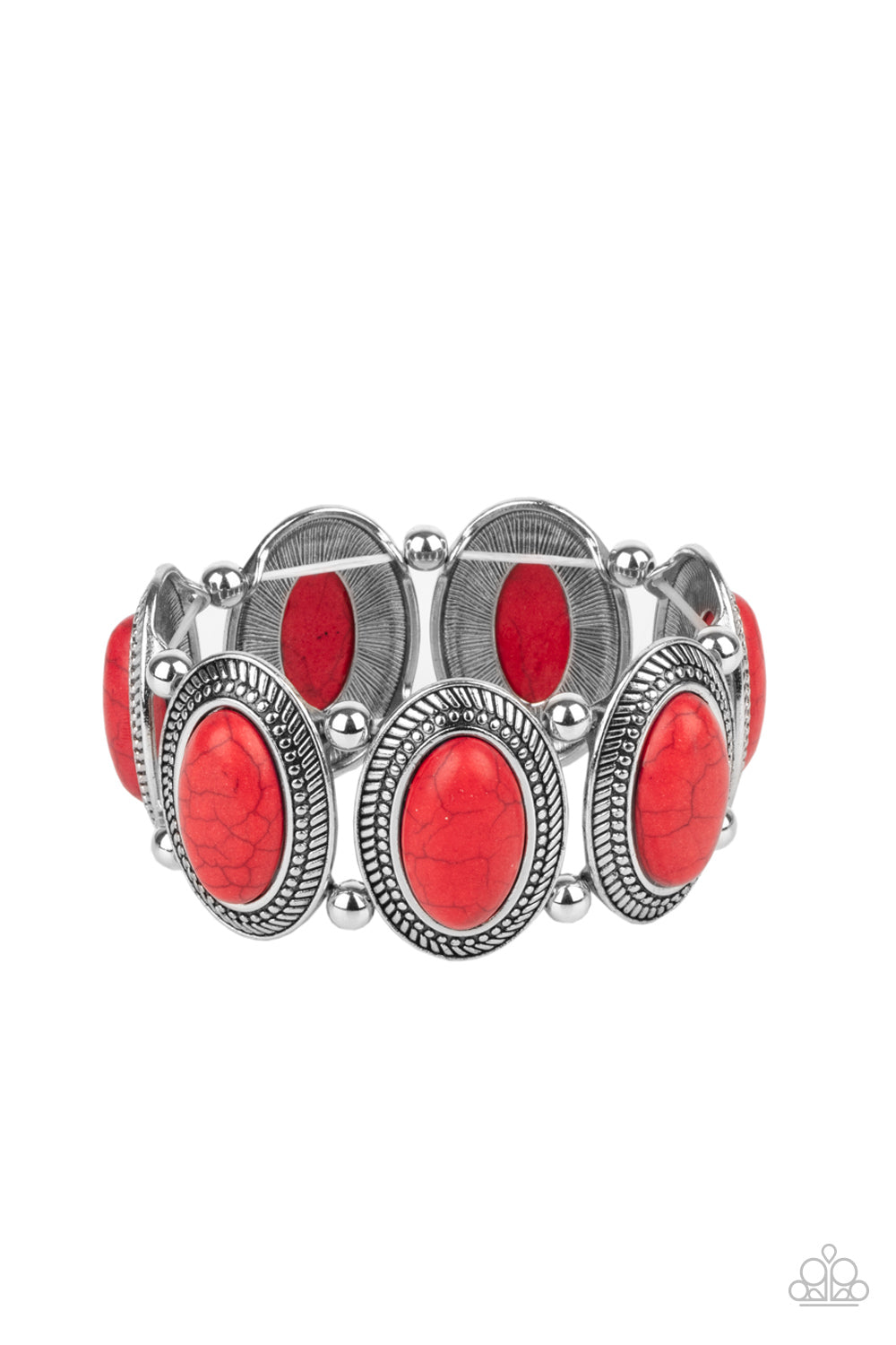 Paparazzi Accessories Until the Cows Come HOMESTEAD - Red Bracelets - Lady T Accessories