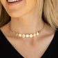 Paparazzi Accessories Don't Get Bent Out of Shape - Gold Choker Necklaces - Lady T Accessories