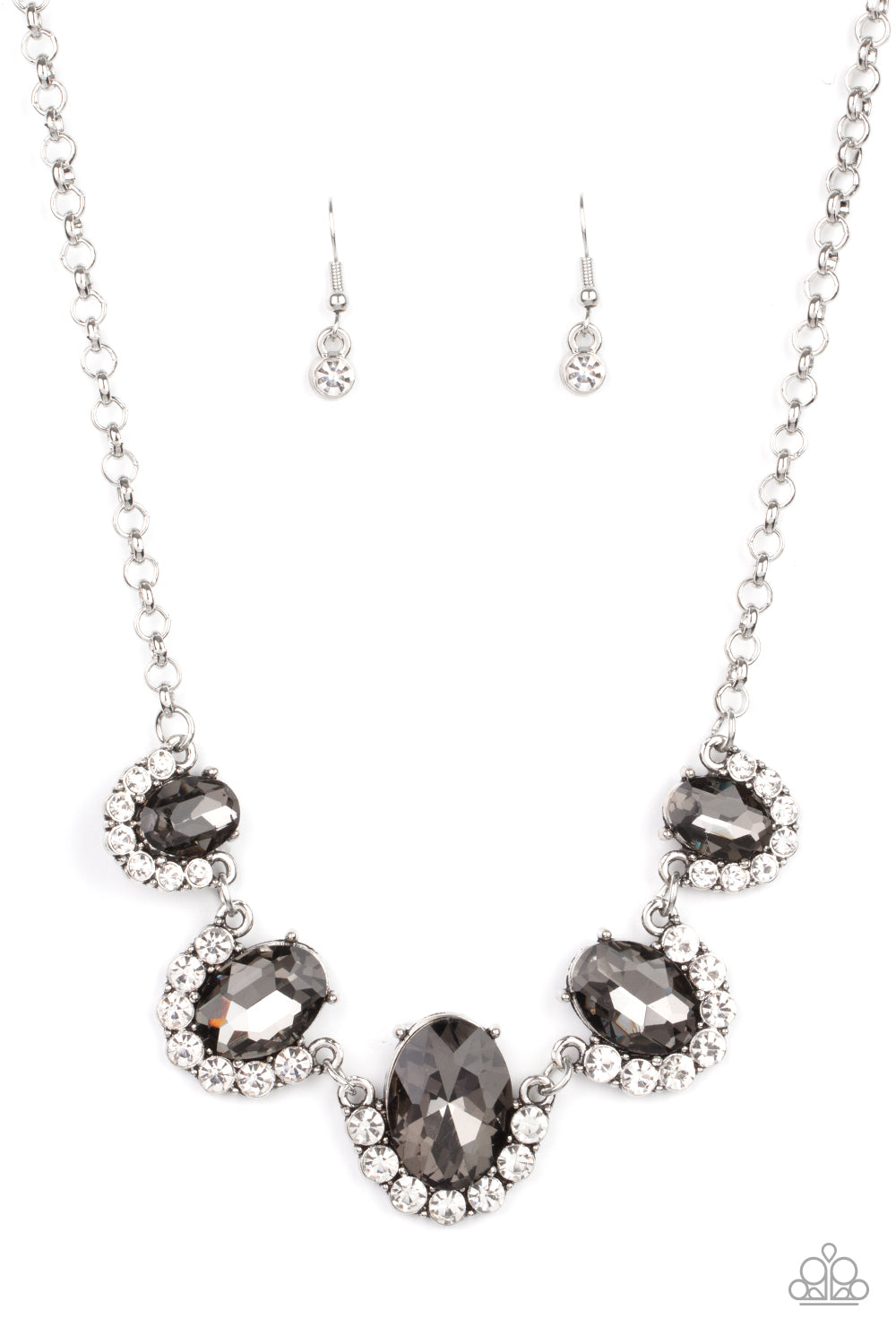 Paparazzi The Queen Demands It - Silver Necklaces - Lady T Accessories