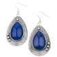 Paparazzi Accessories Western Fantasy - Blue Earrings - Lady T Accessories