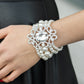 Paparazzi Accessories Rule the Room - White Bracelets