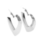 Paparazzi Accessories Heart-Racing Radiance - Silver Heart Earrings - Lady T Accessories