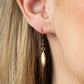 Paparazzi Accessories Flight of FANCINESS - Brass Earrings - Lady T Accessories