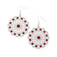 Paparazzi Accessories Posy Proposal - Red Earrings - Lady T Accessories