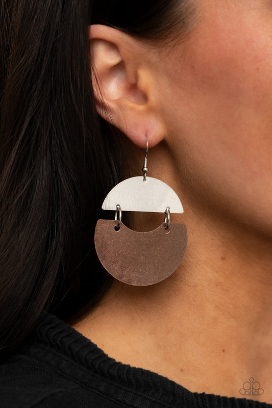 Paparazzi Accessories Watching the Sunrise - Copper Earrings - Lady T Accessories