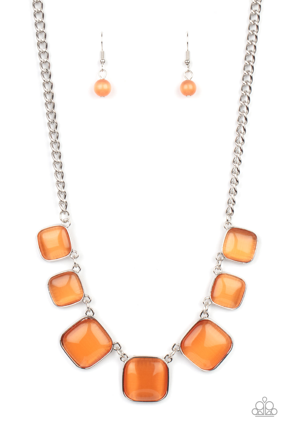 Paparazzi Accessories Aura Allure - Orange Necklaces - Lady T Accessories