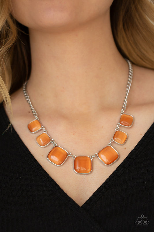 Paparazzi Accessories Aura Allure - Orange Necklaces - Lady T Accessories