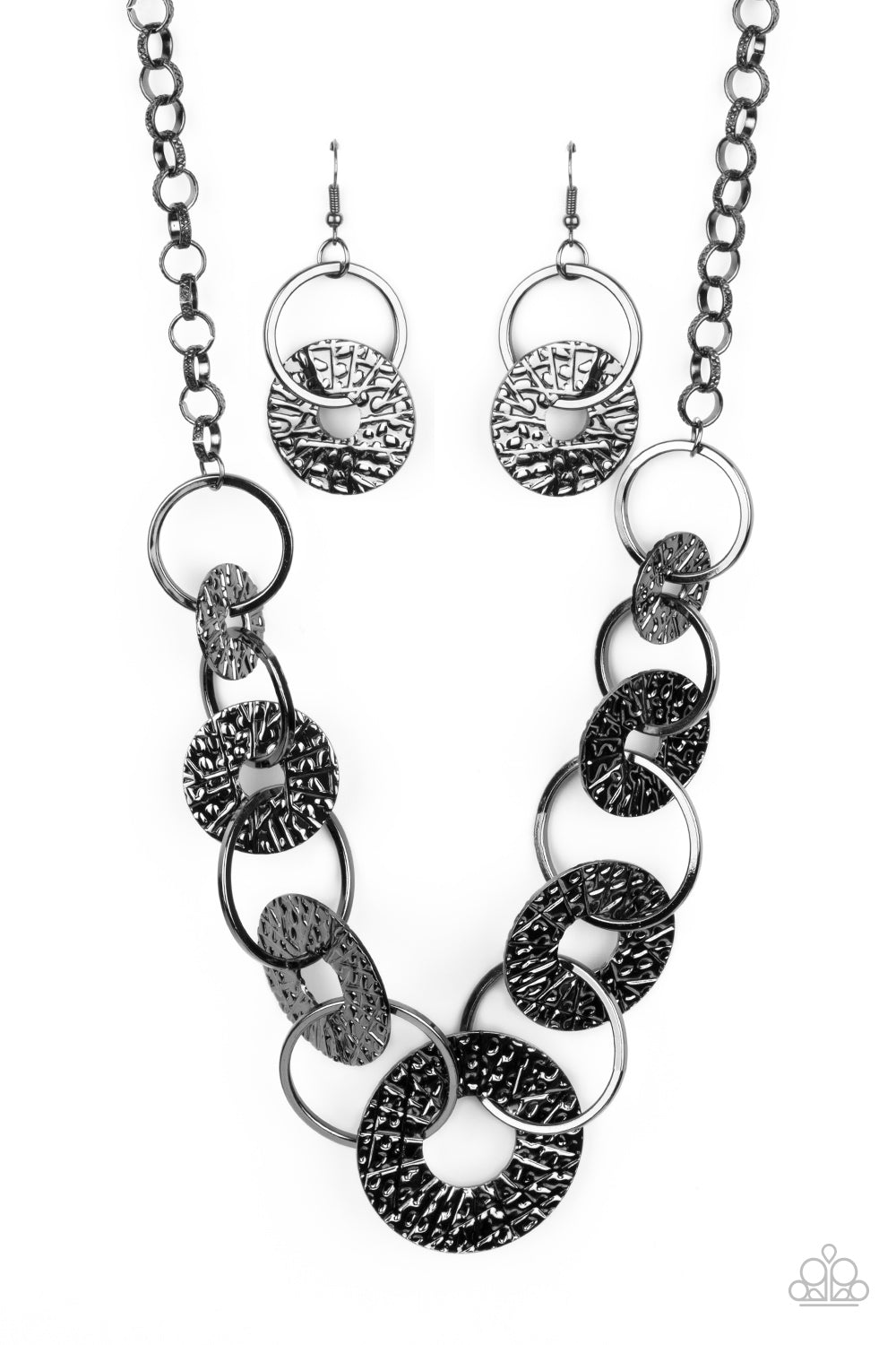 Paparazzi Accessories Industrial Envy - Black Necklaces - Lady T Accessories