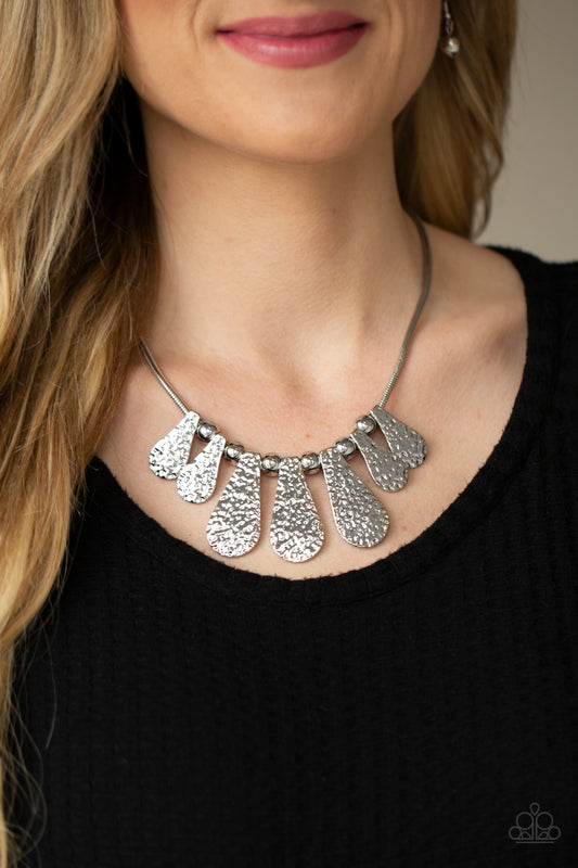 Paparazzi Accessories Gallery Goddess - Silver Necklaces - Lady T Accessories