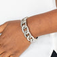 Paparazzi Accessories Bold Move - Silver Bracelets - Lady T Accessories