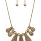 Paparazzi Accessories Gallery Goddess - Brass Necklaces - Lady T Accessories