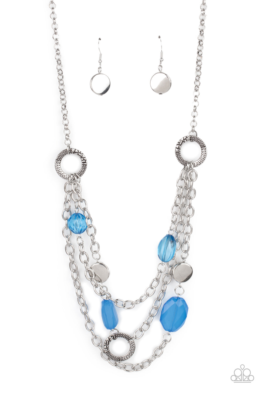 Paparazzi Accessories Oceanside Spa - Blue Necklaces - Lady T Accessories