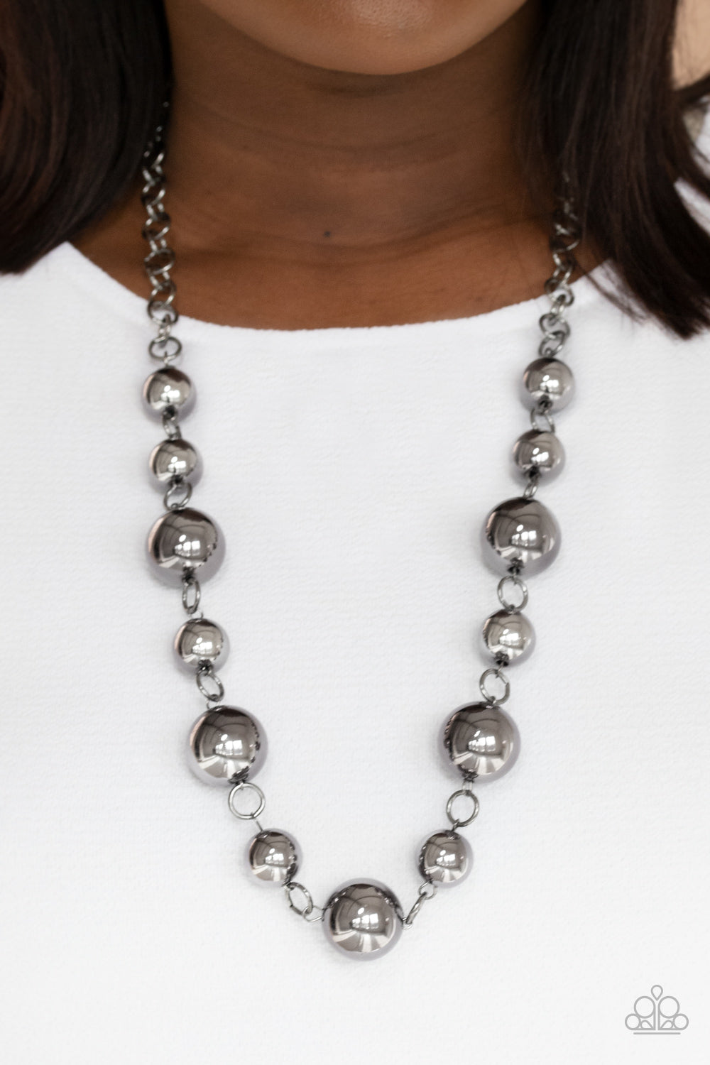 Paparazzi Accessories Commanding Composure - Black Necklaces - Lady T Accessories