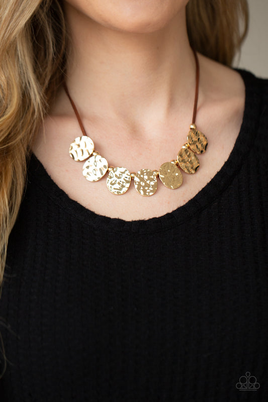 Paparazzi Accessories Turn Me Loose - Brown Necklaces - Lady T Accessories