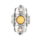 Paparazzi Accessories Badlands Garden - Yellow Rings - Lady T Accessories