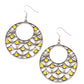 Paparazzi Accessories Garden Garnish - Yellow Earrings - Lady T Accessories