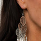 Paparazzi Accessories Limitless Leafy - Silver Earrings - Lady T Accessories