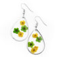 Paparazzi Accessories Perennial Prairie - Yellow Floral Earrings - Lady T Accessories