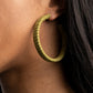 Paparazzi Accessories Suede Parade - Green Earrings - Lady T Accessories