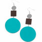 Paparazzi Accessories Modern Materials - Blue Earrings - Lady T Accessories