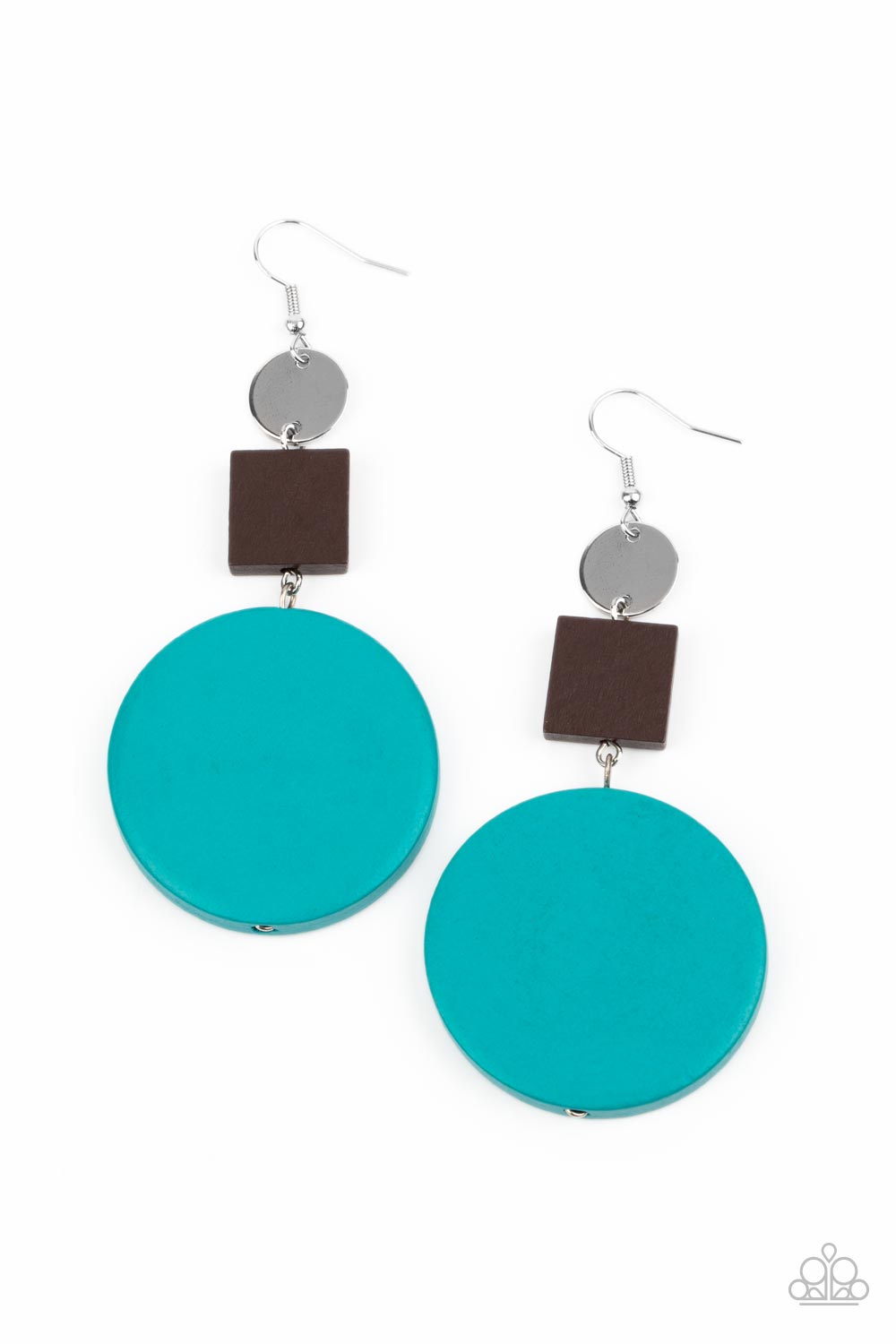 Paparazzi Accessories Modern Materials - Blue Earrings - Lady T Accessories