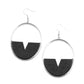 Paparazzi Accessories Island Breeze - Black Earrings - Lady T Accessories