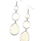 Paparazzi Accessories Progressively Posh - White Earrings - Lady T Accessories