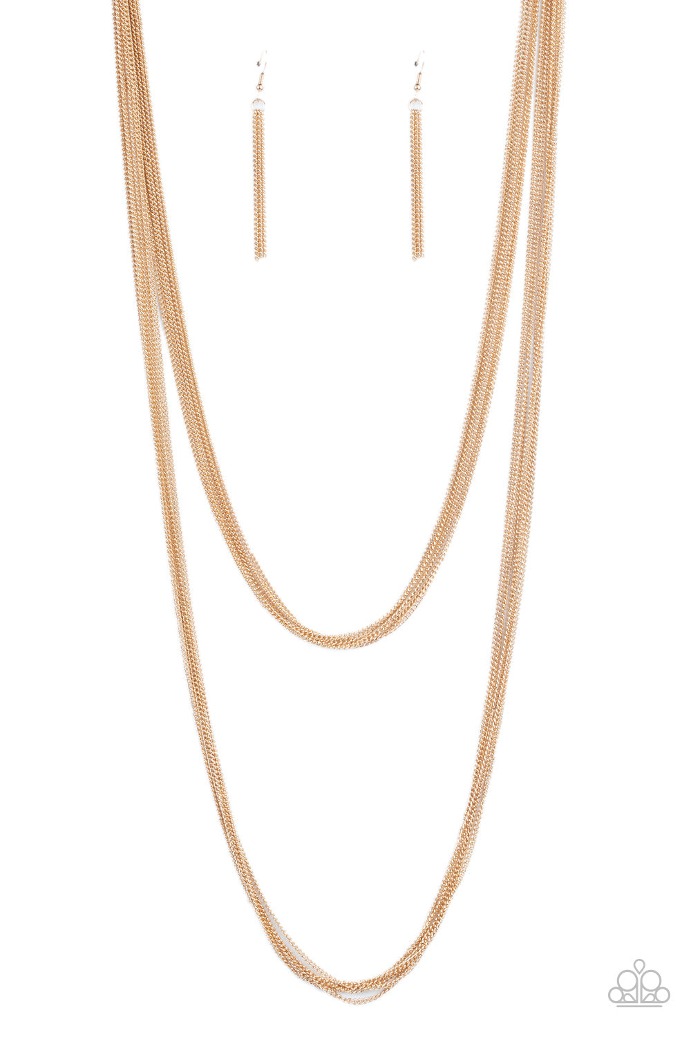 Paparazzi Accessories Save Your TIERS - Gold Necklaces - Lady T Accessories